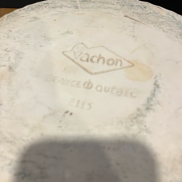 📍Vintage Cake Bowl with Lid – Céramique de Beauce for Vachon (Quebec) - Picture 9 of 14